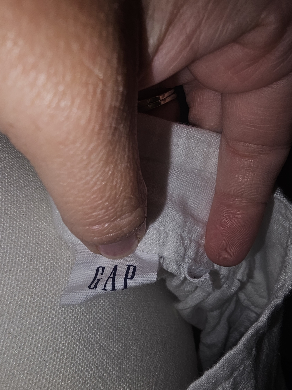GAP White Lightweight Peasant Tunic - Picture 5 of 7